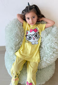 Girls' Hello Kitty Cotton Pajama Set – Premium 100% Cotton