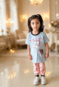Girls' 100% Cotton Pajama Set – Soft, Comfortable & Adorable Star Print